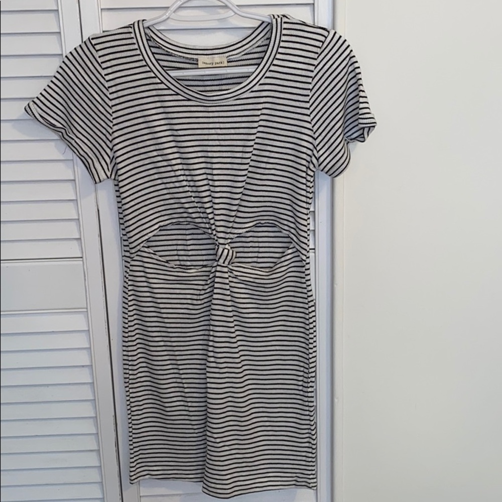 Emory Park Striped Mini Dress